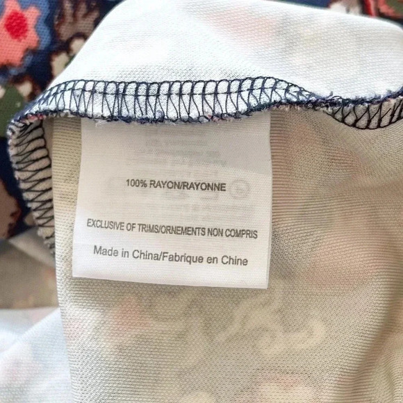 Tory Burch Keyhole-Front Floral Print Dress - Picture 10 of 10